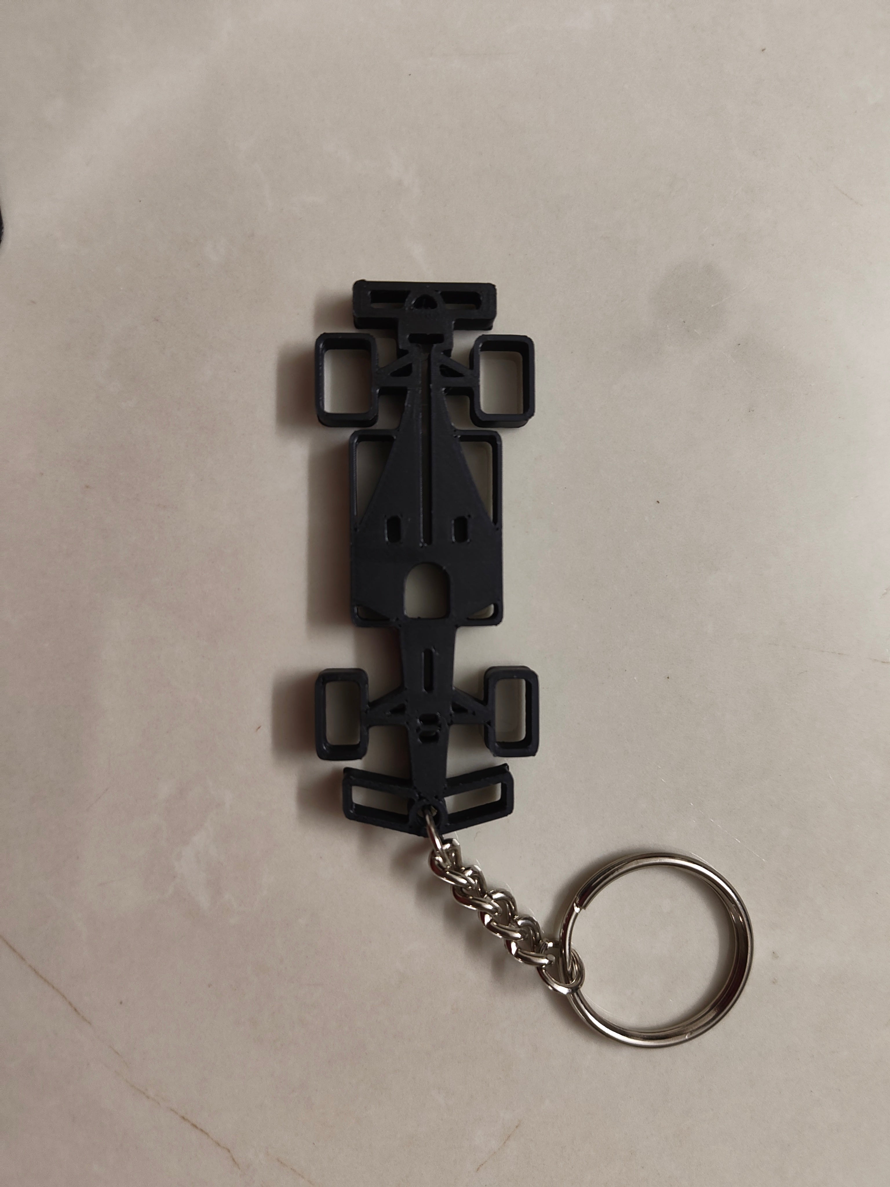 F1 car keychain