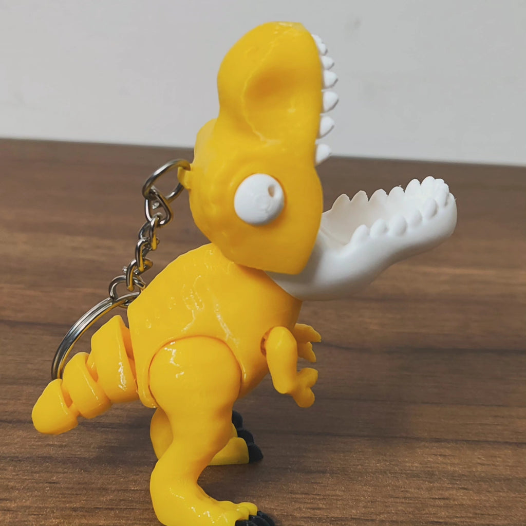 Articulated Dino keychain