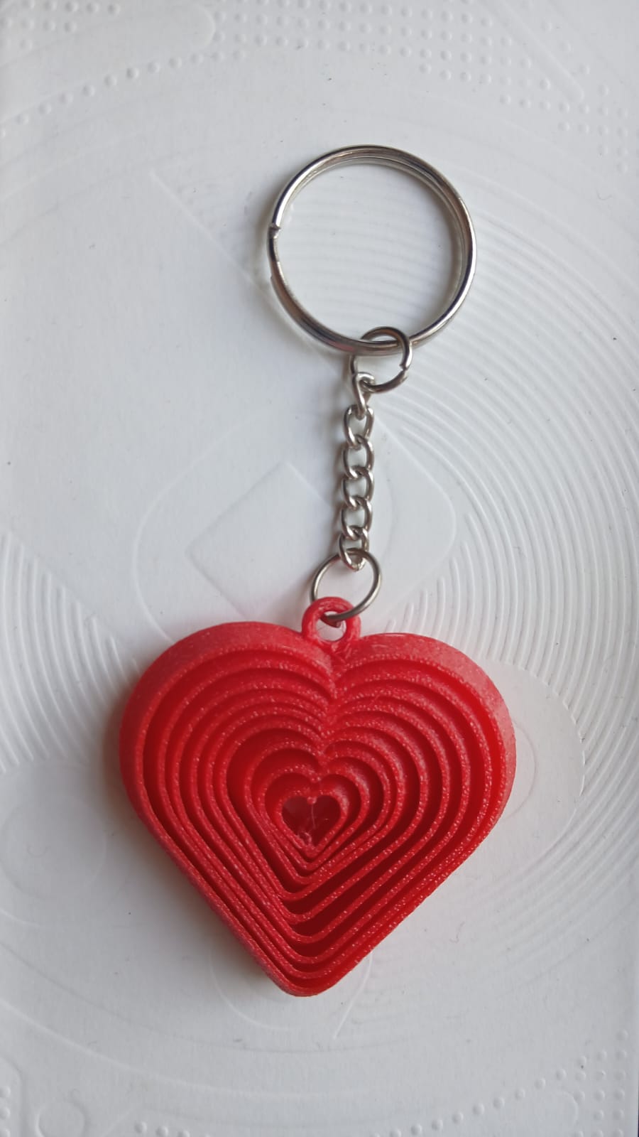 Extendable heart keychain