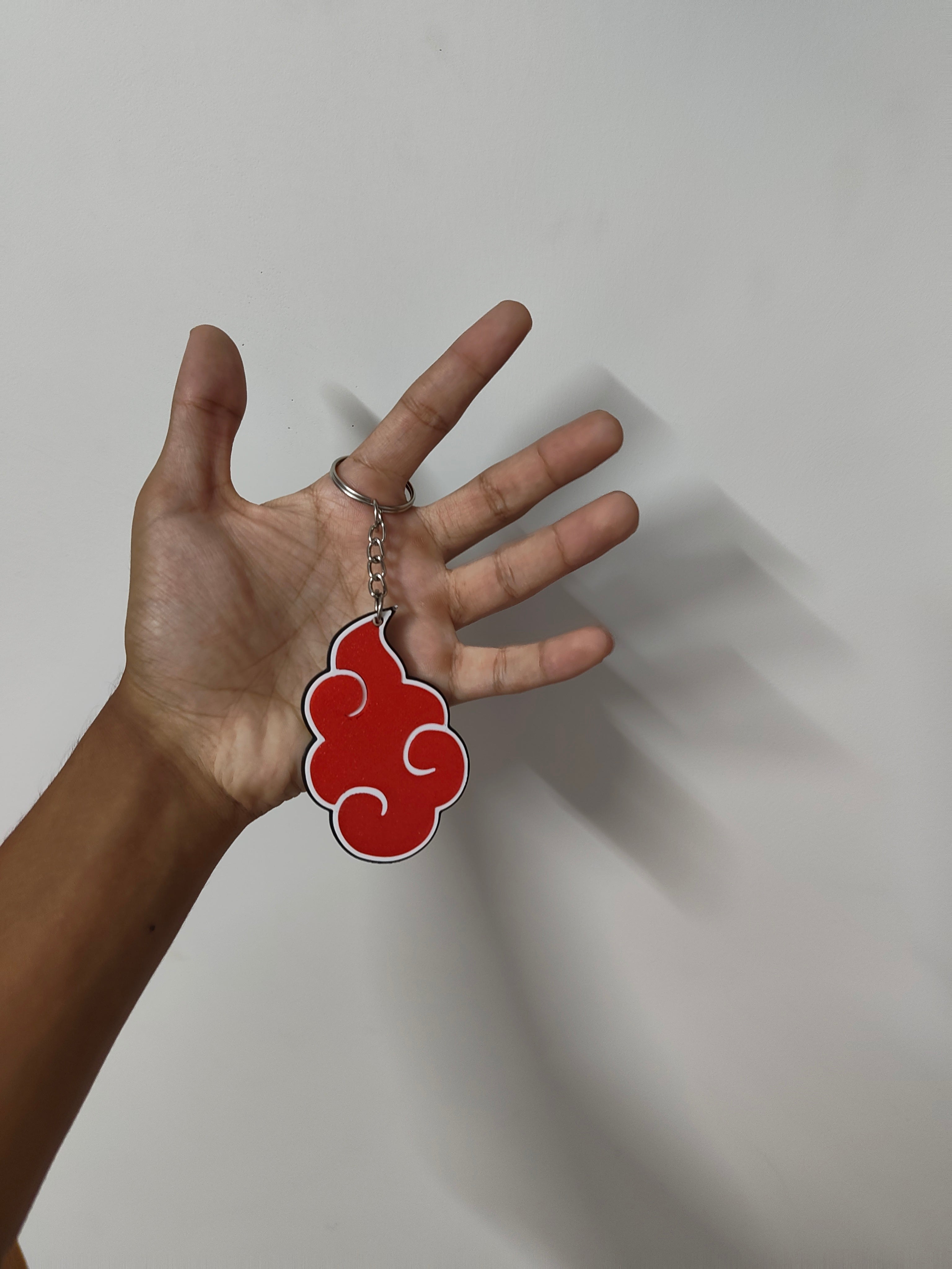 Naruto - Akatsuki logo keychain
