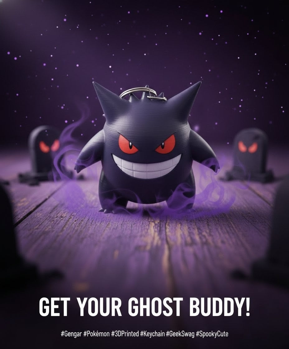 Gengar keychain